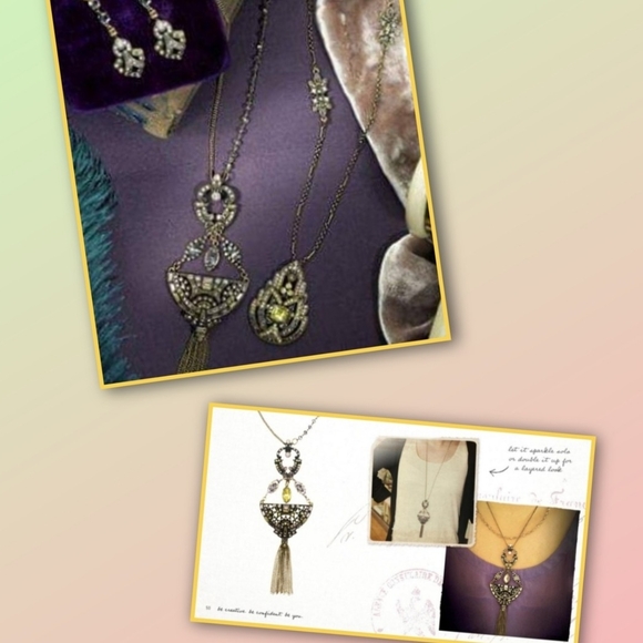 Chloe + Isabel "Rare" Art Deco Pendant Necklace---Please Read Below - Picture 2 of 3